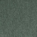 thumbnail of Chaise de table en tissu Vert cèdre et pieds en métal effet bois