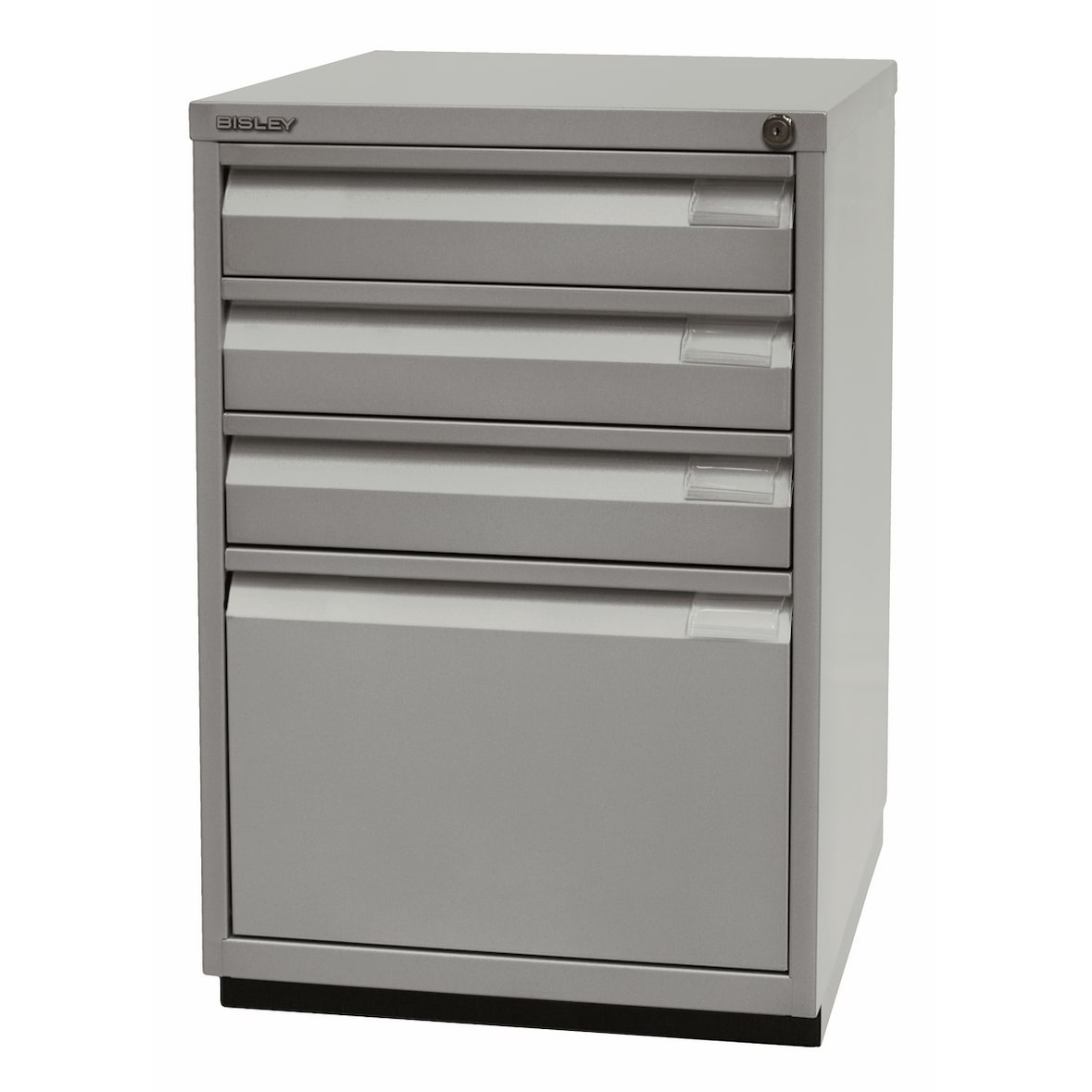 BISLEY Schubladenschrank Serie F abschließbar in silber Bürocontainer Schreibtischcontainer Akten Standcontainer