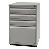 thumbnail of BISLEY Schubladenschrank Serie F abschließbar in silber Bürocontainer Schreibtischcontainer Akten Standcontainer