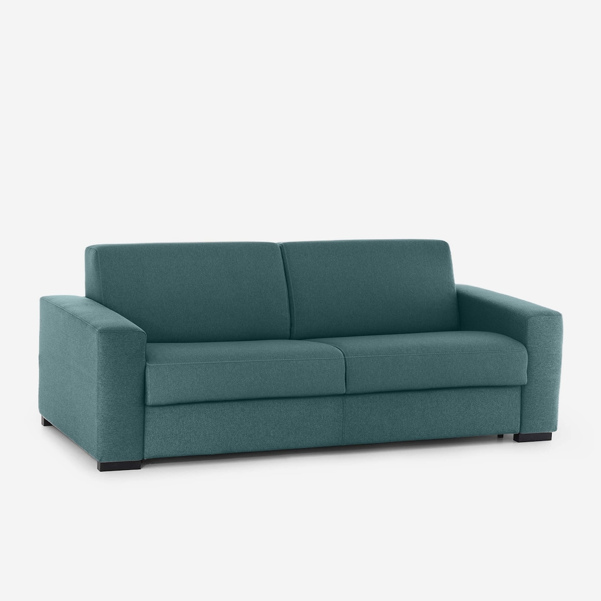 Divano letto matrimoniale con materasso alto idrorepellente Bormio 180 - Turchese-17DBOR1801817
