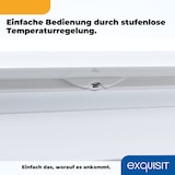 thumbnail of Exquisit Gefrierschrank GS81-040D weiss | Nutzinhalt: 87 L | Standgerät