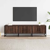 thumbnail of vidaXL TV-Schrank Braun Eichen-Optik 150x35x41 cm Holzwerkstoff Metall
