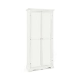 thumbnail of shopinnovativo -Armadio stipo 2 ante 6 ripani arte povera in legno massello e mdf con rifinitura in bianco 87x40x192 H
