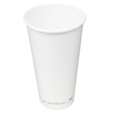 thumbnail of MONOUSO - Vaso de Cartón ''Go Green'' Blanco 20Oz/600ml Ø9,0cm (1.000 Uds)