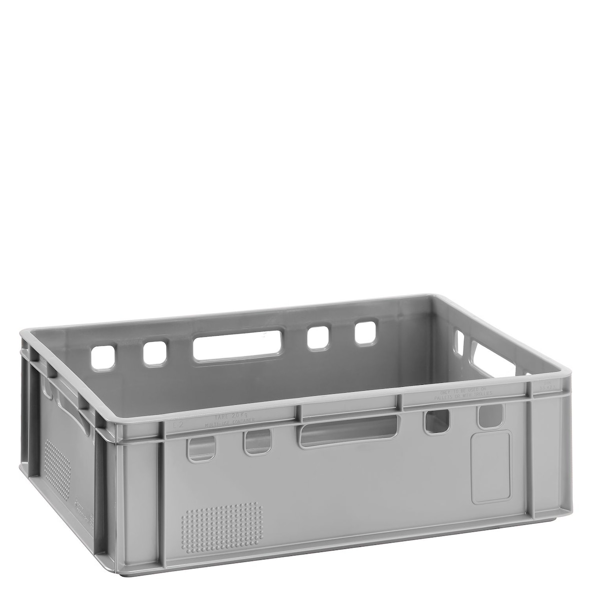 Eurofleischkiste grau E1 / E2 / E3 E2 Grau 1 Stück