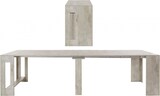thumbnail of Dmora Ausziehbarer Esstisch Martino, Ausziehbare Konsole bis zu 12 Sitzplätzen, Tisch mit Verlängerungshalter, cm 51/300x90h77, Perl-Ulme