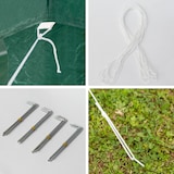 thumbnail of Pavillon Baraban 3x3m mit 3 Seitenteilen