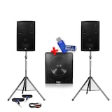 thumbnail of Pack 1512 Sonorisation 2000W Caisson bi-amplifié + Clé USB 32G