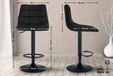 thumbnail of Barhocker Jerry Kunstleder schwarz/schwarz