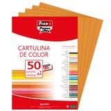 thumbnail of Pacote de 50 Cartolinas de 180g. Tamanho A3  Cor avelã