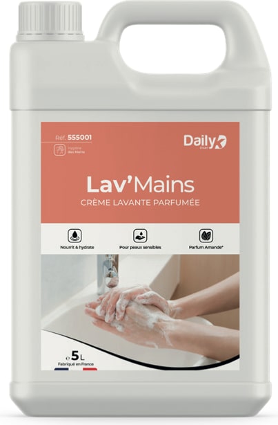Cremiges Handwaschmittel mit süßem Mandelduft - 5L Dose - Daily K. Daily K