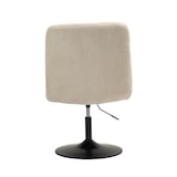 thumbnail of SVITA HENRY Loungestuhl Cocktailsessel Drehfuß Loungesessel Cordbezug Beige