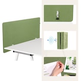 thumbnail of Divisorio acustico da tavolo FLEXMIUT D1 120 cm verde hjh OFFICE