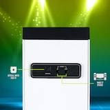 thumbnail of NGS Sky Charm White- Torre de Sonido Bluetooth 50W con Mando a Distancia, Entrada óptica, USB, Radio FM y AUX IN (Color Blanco)