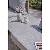 thumbnail of Conjunto de muebles de jardín esquinero de 7 plazas de aluminio y cuerda gris - MANOSQUE