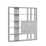 thumbnail of Librería abierta Kato M con panel de TV de hormigón