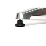 thumbnail of Set Stehtisch + Stehtischhusse HWC-J30, Bistrotisch Tischhusse, klappbar höhenverstellbar Ø 60cm ~ Husse schwarz