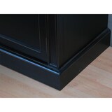 thumbnail of Amaretta Sideboard antik schwarz patiniert, mit 3 Türen und 3 Schubladen Breite 142 cm, Höhe 86 cm.