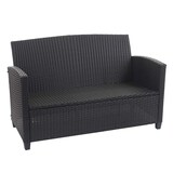 thumbnail of XXL Poly-Rattan Garnitur HWC-F10, Balkon-/Garten-/Lounge-Set Sitzgruppe, Sofa Sessel mit Kissen Spun Poly ~ anthrazit