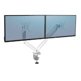 thumbnail of Monitorarm Platinum Series 2 Bildschirme Tischklemme weiß,