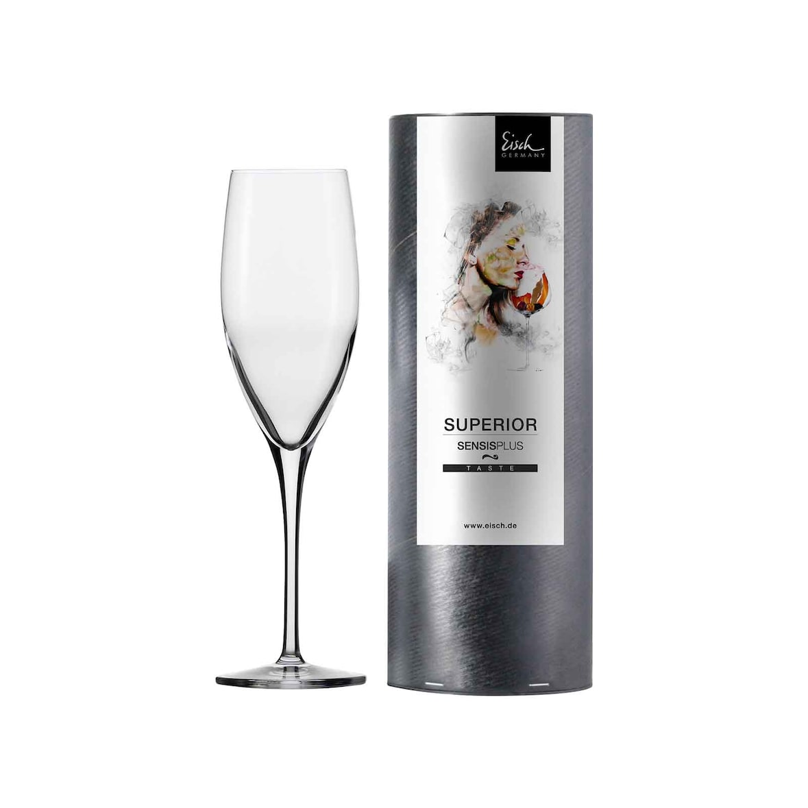 Eisch Superior SensisPlus Champagnerglas in Geschenkröhre