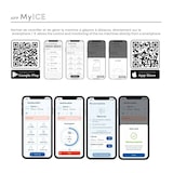 thumbnail of Machine à Glaçons Creux Connectée avec Réserve 25 kg - Icematic - Gris Clair - l40- L- P54.5- h69- Acier Inoxydable