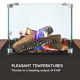 thumbnail of Flagranti Plus Gasheizstrahler 8kW Seitentische Edelstahl 6 Schwarz