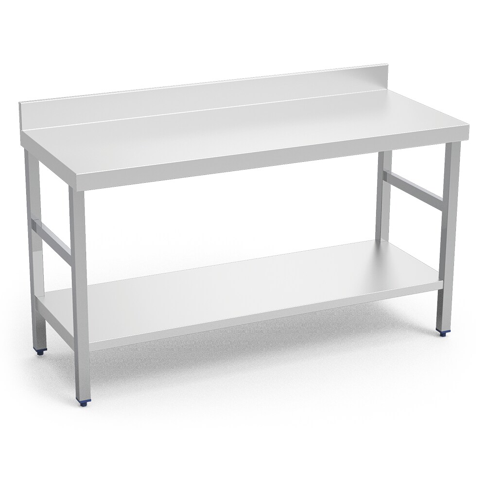 MOBINOX-Mesa mural c/entrepaño 1500x600x850 mm.