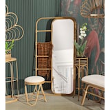 thumbnail of Specchio da pavimento in metallo marrone cm 77,5x3,3x151