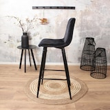 thumbnail of DS4U - Gaby barkruk velvet 75 cm 2.0 - zwart