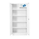 thumbnail of PROREGAL Stahlschrank BEE mit 9 lackierten Fachböden | HxBxT 195x92x50cm | Weiß-Weiß | Werkstattschrank Werkzeugschrank Aktenschrank Universalschrank