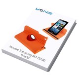 thumbnail of Housse Samsung Galaxy Tab 3 8' T3100 Mode Portrait Paysage Rotation 360° Orange YONIS