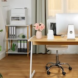 thumbnail of Relaxdays Druckerständer mit Schublade & 2 Fächern, Schreibtisch Regal für Drucker, Druckerhalter, HBT 22x40x30 cm, weiß