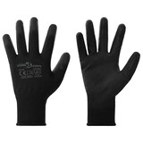 thumbnail of vidaXL Werkhandschoenen 12 pcs Zwart 10 / xl Polyester