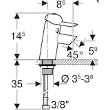 thumbnail of Geberit Einhandmischer Bambini bleifreies Material, 3-farbig