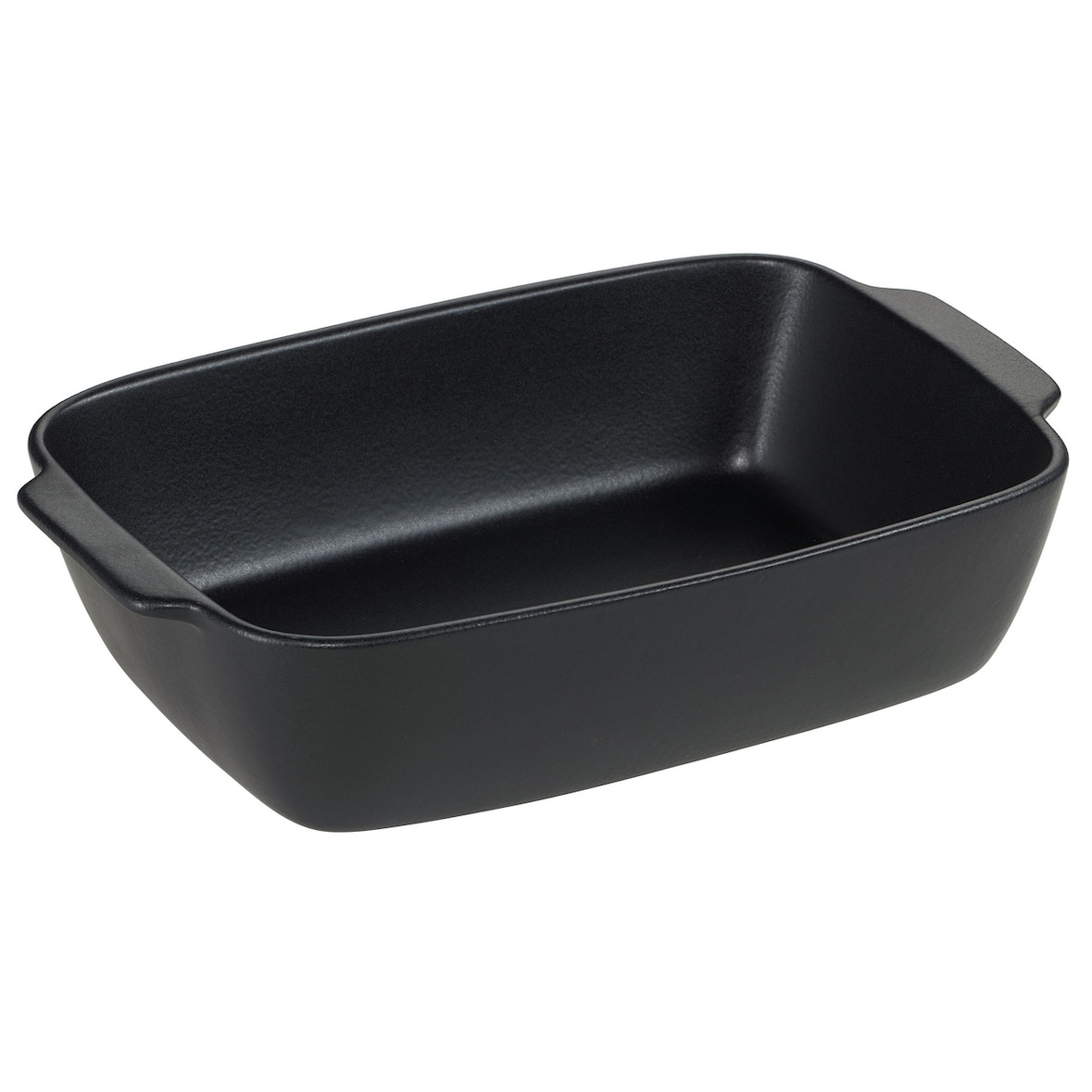 METRO PROFESSIONAL Rechteckige Auflaufform, Steinzeug, 32.5 x 21 x 7.5 cm, schwarz