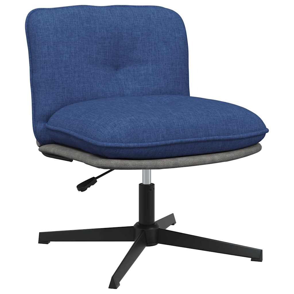 vidaXL Bürostuhl Drehbar Blau Stoff