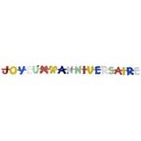 thumbnail of 10 X Grußkette 1,9 m "Joyeux Anniversaire"