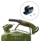 thumbnail of BW® Kraftstoffkanister Metall Benzinkanister 3x 5 Liter mit Ausgießer - Olivgrün - RAL 6003 - TÜV-geprüft und UN-Zulassung - Made in Europe