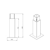 thumbnail of Bio-ethanol tuinhaard buiten biohaard Capri 70 Zwart