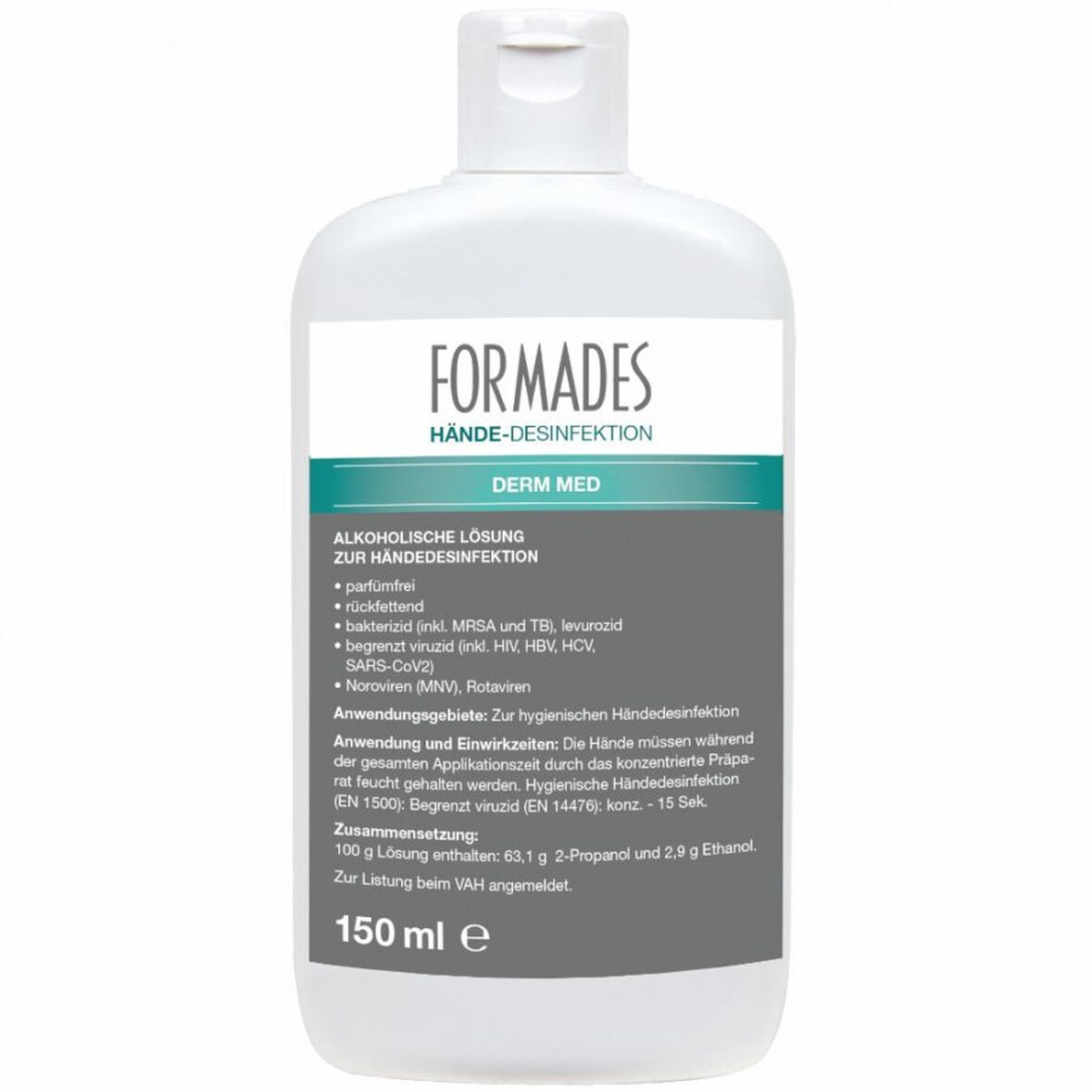 FORMADES Händedesinfektion Derm Med - 12 x 1000 ml - Handdesinfektion