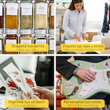 thumbnail of Folios A4 de Etiquetas Adhesivas Blancas, Crea tus Pegatinas Personalizadas, Etiqueta Adhesiva para Imprimir - Ofituria (2 por hoja, 50h)