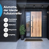 thumbnail of Fußmatte Außen Schmutzfangmatte für Draußen - 55 x 90 cm goldenem Aluminiumrand Wetterfester Fußabstreifer Outdoor Fußmatte