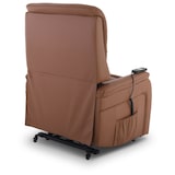 thumbnail of Fernsehsessel mit Aufstehhilfe, Relaxsessel mit elektrischer Liegefunktion, 2 Motoren, 120 kg belastbar, Kunstleder, Cognacbraun, Raburg Jan