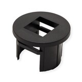 thumbnail of BACHMANN MINI PIX Kabeldurchführung, Ø28mm, schwarz