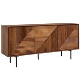 thumbnail of WOHNLING Sideboard 148x72x40 cm Holz Massiv Kommode Anrichte Modern Standschrank