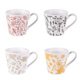 thumbnail of Coffret de 4 tasses Galehia 18 cl -  18.00 cl Multicolore Rond Grès Table Passion 11.00x8.00 cm