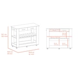 thumbnail of Isla de cocina Brooklyn en Melamina, con cajones de riel metálico