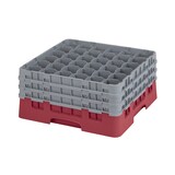 thumbnail of CAMBRO - 36S738-416 - Cestino per il lavaggio 36 comp. 3 altezze - 7,2 cm Ø máx. - alt. máx. 20 cm - 50 x 50 x 22,5 cm - Mirtillo