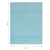 thumbnail of Betz 10 Stück Gästehandtücher PREMIUM 100% Baumwolle Gästetuch Set 30x50 cm rubinrot und ocean